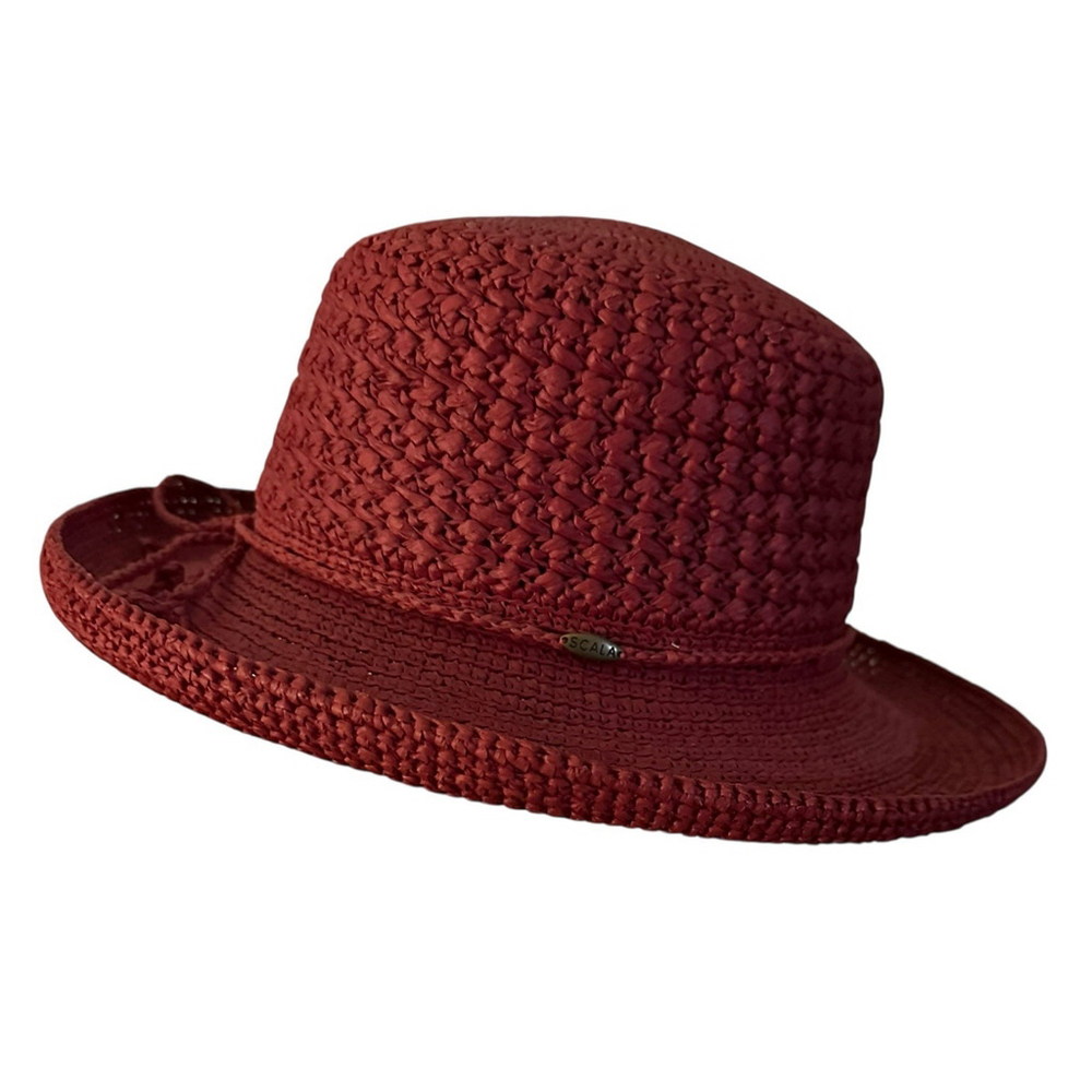 ⭐️ Host Pick ⭐️Scala Collezone Red Straw Hat One Size